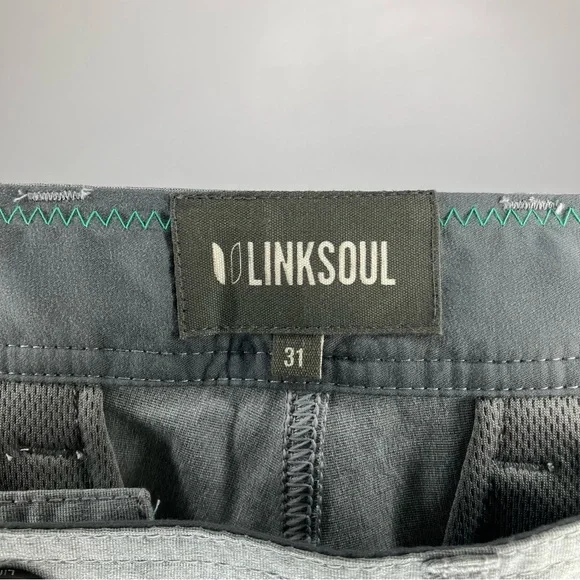 NWT LINKSOUL LINK SOUL Solid Boardwalker Short Grey 31 - Picture 5 of 7